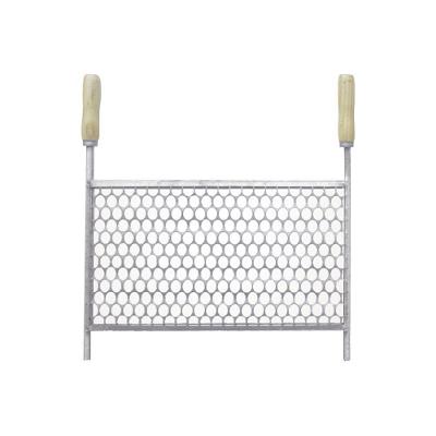 Grelha Para Churrasqueira Moeda De Inox 50x25 Perfil Galvanizado