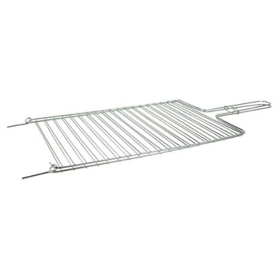 Grelha Dobrável Reta Para Churrasqueira 27x84 Cm
