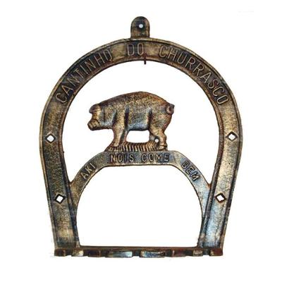 Porta Espeto Cantinho do Churrasco Modelo Porquinho