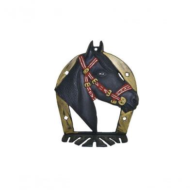 Porta Espeto em Alumínio Fundido Modelo Cavalo.