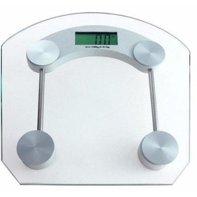 Balanca Digital 180kg Eletronica Lcd Em Vidro Temperado Para Academia