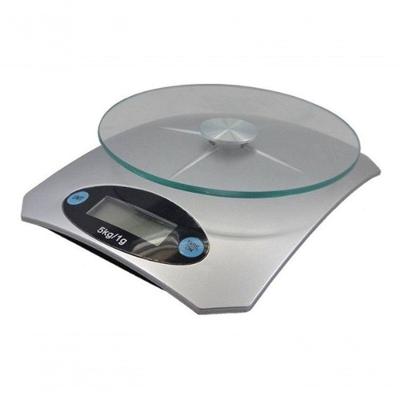 Balança De Cozinha Digital Precisao Prata 5 Kg Kl