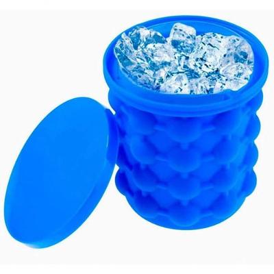 Balde Gelo Ice Cube Maker Silicone Copo Gelo Maquina Manual