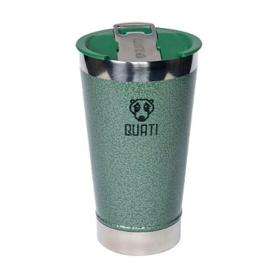 Copo Térmico Quati Com Abridor 473Ml Verde - Cva473