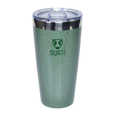 Copo Térmico Quati Com Tampa 473Ml Verde V2 - Cv2St473Ml