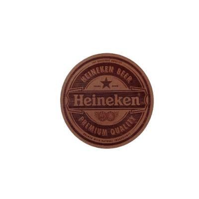 Porta Copo Heineken Natural Mdf