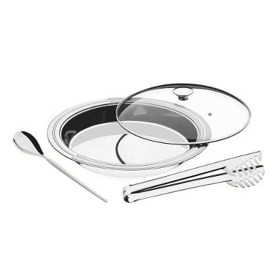 Kit Para Servir Tramontina Ciclo Redondo Em Inox 3 Peças