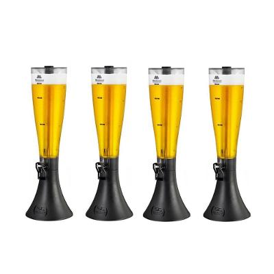 Kit - 4 Torres De Chopp Tulipa 3,5l Super Gelada - Marchesoni