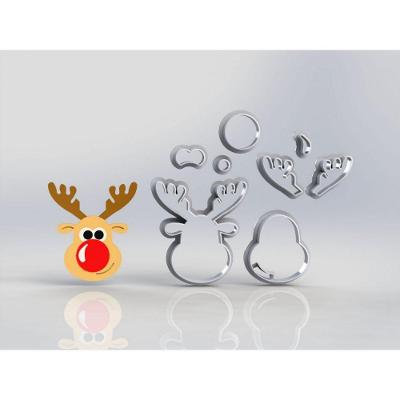 Cortador Natal Alce Modular Tamanho 7Cm