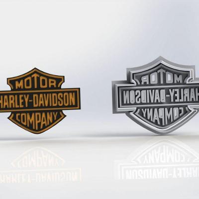 Cortador Logo Harley Daividson Tamanho 6Cm