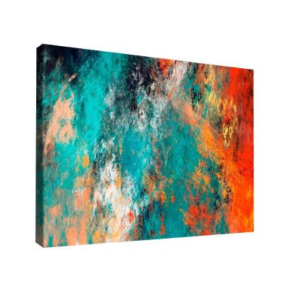 Quadro Nuvens Abstratas Coloridas Br Artes Grande 118x78
