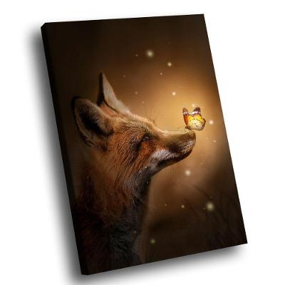 Quadro Raposa Br Artes Grande 118x78