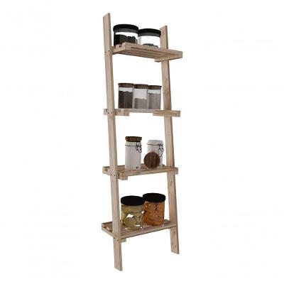 Kit Estante Suporta Até 60Kg Minimalista 100% Pinus Design Clássico E Arara Organizar 100% Pinus Cam