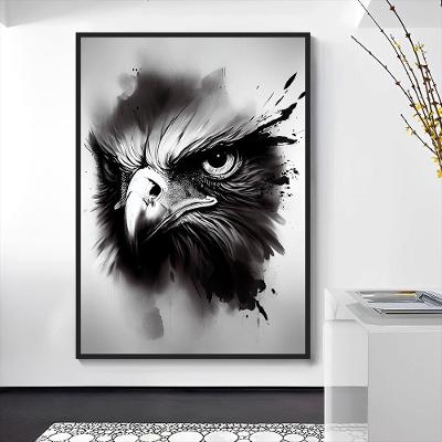 Quadro águia Black White -- Br Artes