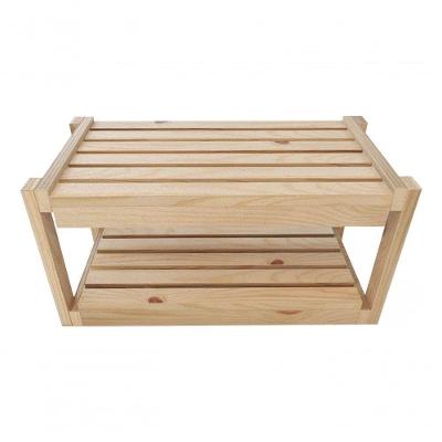Kit Duplo De Prateleiras Design Escadinha Dupla E Organizador De Panelas Para Cozinha C/ Prateleiras