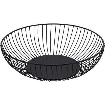 Fruteira 8X28X28Cm Metal Preto