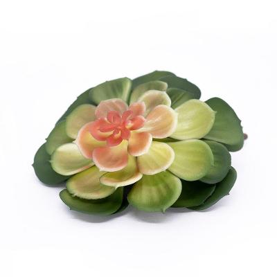 Suculenta Planta Artificial Verde E Vermelho 14x16 - D'rossi
