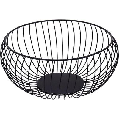 Fruteira 12X26X26Cm Metal Preto