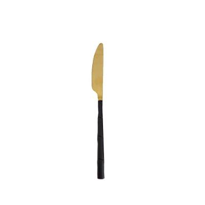 Faca Preta E Dourado Home Design 22 Cm