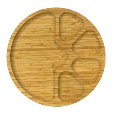 Petisqueira Bambu Redonda 25x1,5cm Tábua Petiscos