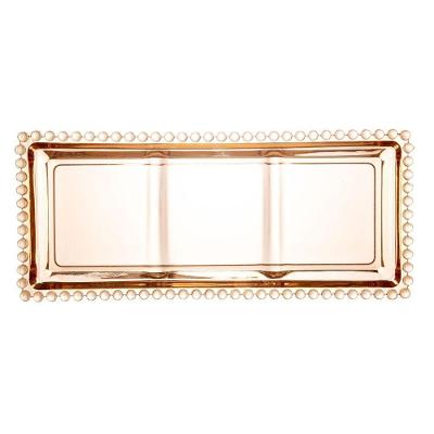 Petisqueira Cristal C/ 3 Divisórias Pearl âmbar Wolff