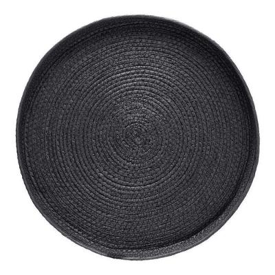 Sousplat Caraiva Preto 33cm Copa & Cia