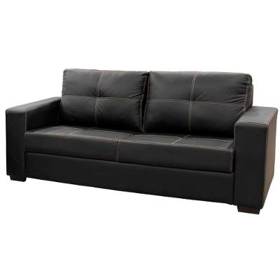 Estofado La Paz 3 Lugares Espuma D26 Simbal Korino Preto