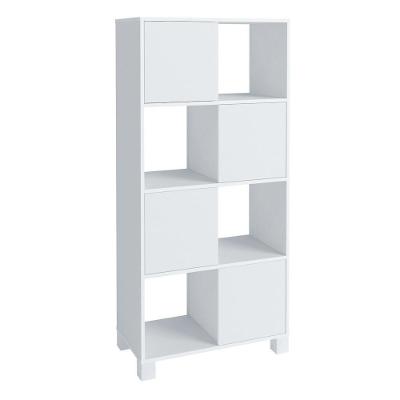 Estante Home 4 Portas 4 Nichos Mobile Wally Branco - Artany