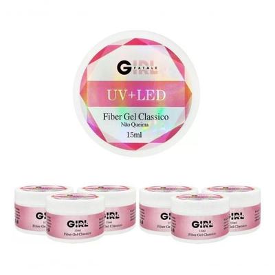 Kit 10 Gel Led/Uv Não Queima Clássico Girl Fatale Promoção
