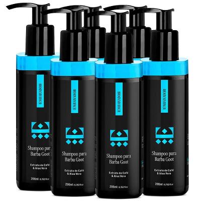 Kit 06 Shampoo Para Barba Goot Embaixador 200Ml