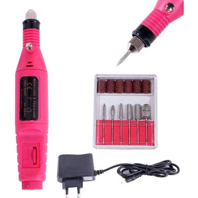 Lixadeira Lixa Motor De Unha Elétrica Profissional Bivolt Rosa