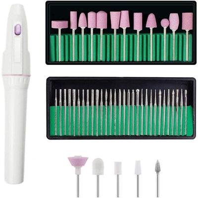 Kit Profissional De Manicure, Conjunto Elétrico De Manicure A Pilha + Lixa De Unhas 05 +30+12 Lixas