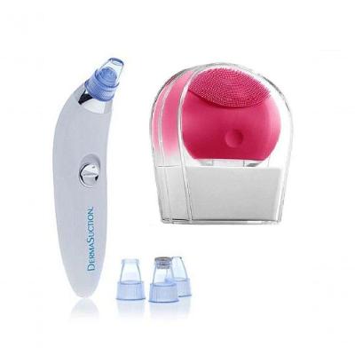 Kit Removedor De Cravos E Espinhas E Esponja Elétrica Facial