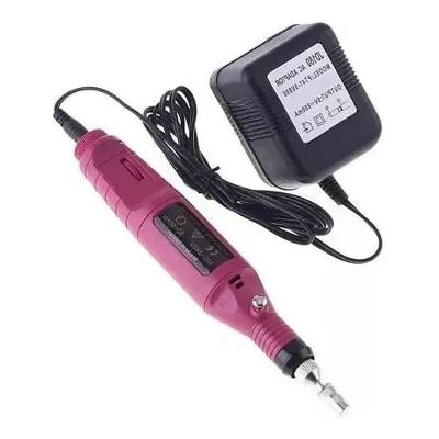 Lixadeira Unha Lixa Elétrica Profissional Bloco Motor Bivolt 06 Ponta P/ Lixa