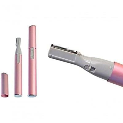 Mini Depilador Elétrico Sobrancelhas Buço Caneta Depiladora Caneta Rosa