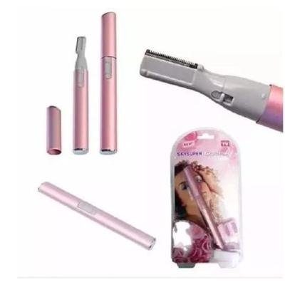Depilador Feminino Portatil Aparador De Pelos Facial Para Rosto E Corpo Caneta Rosa
