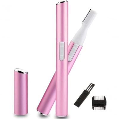 Mini Depilador Elétrico Sobrancelhas Buço Caneta Depiladora Caneta Rosa