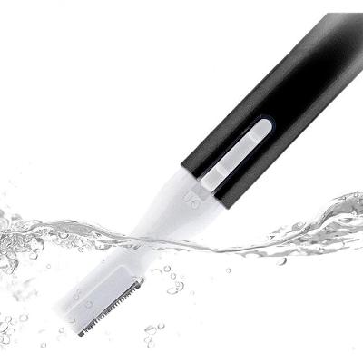 Mini Depilador Aparador Eletric Masculino -barba Bigode Nariz Caneta Preta
