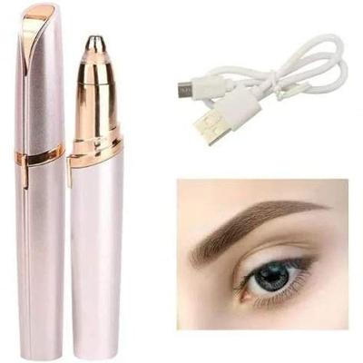 Caneta Depiladora (indolor) - Aparador De Sobrancelhas - Recarregável Via Usb Nv