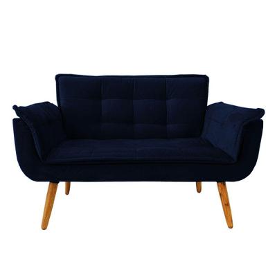 Poltrona Decorativa Azul Marinho Opala Namoradeira