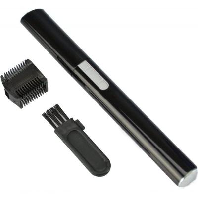 Mini Depilador Elétrico Aparador Cortar Pelo Buço Sobrancelha Nariz Caneta Preta