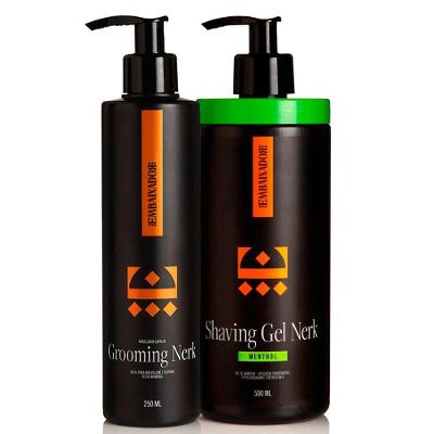 Grooming Capilar Nerk + Shaving Gel Nerk Menthol Embaixador 500Ml