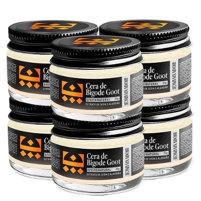 Kit 06 Cera Para Bigode Goot Embaixador 20G