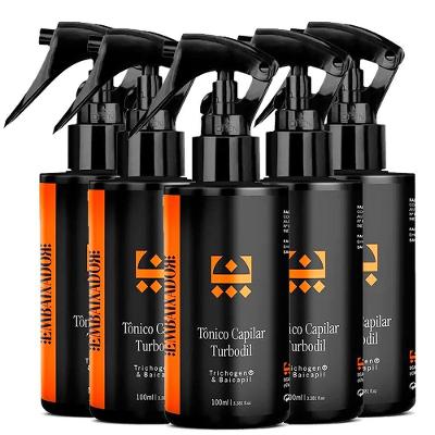 Kit 05 Tônico Crescimento Capilar E Antiqueda Turbodil 100Ml