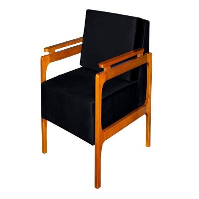 Poltrona Decorativa Yasmin Luxo Dora Bela Cor 0131