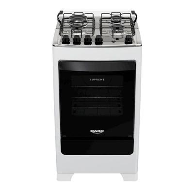 Fogão De Piso 4 Bocas Acendimento Automático Branco Bivolt