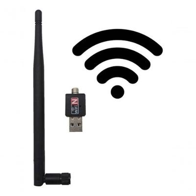 Antena Wifi Adaptador Wireless Usb 300Mbps S Fio Lan B/G/N