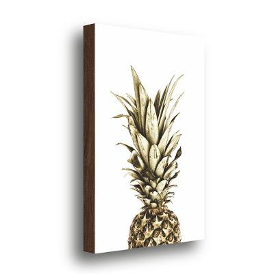 Quadro Decorativo Abacaxi 40x60cm Com Moldura