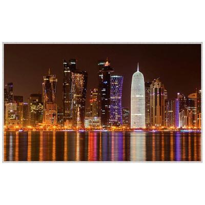 Quadro Decorativo Cidades Com Moldura Para Sala Quarto Escritório 152x92 Cidades 016
