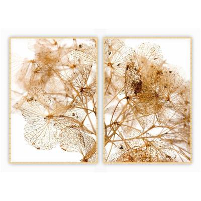 Kit Com 2 Quadros Decorativos Dente De Leão Com Moldura Para Sala Quarto Escritório 72x102 Floral